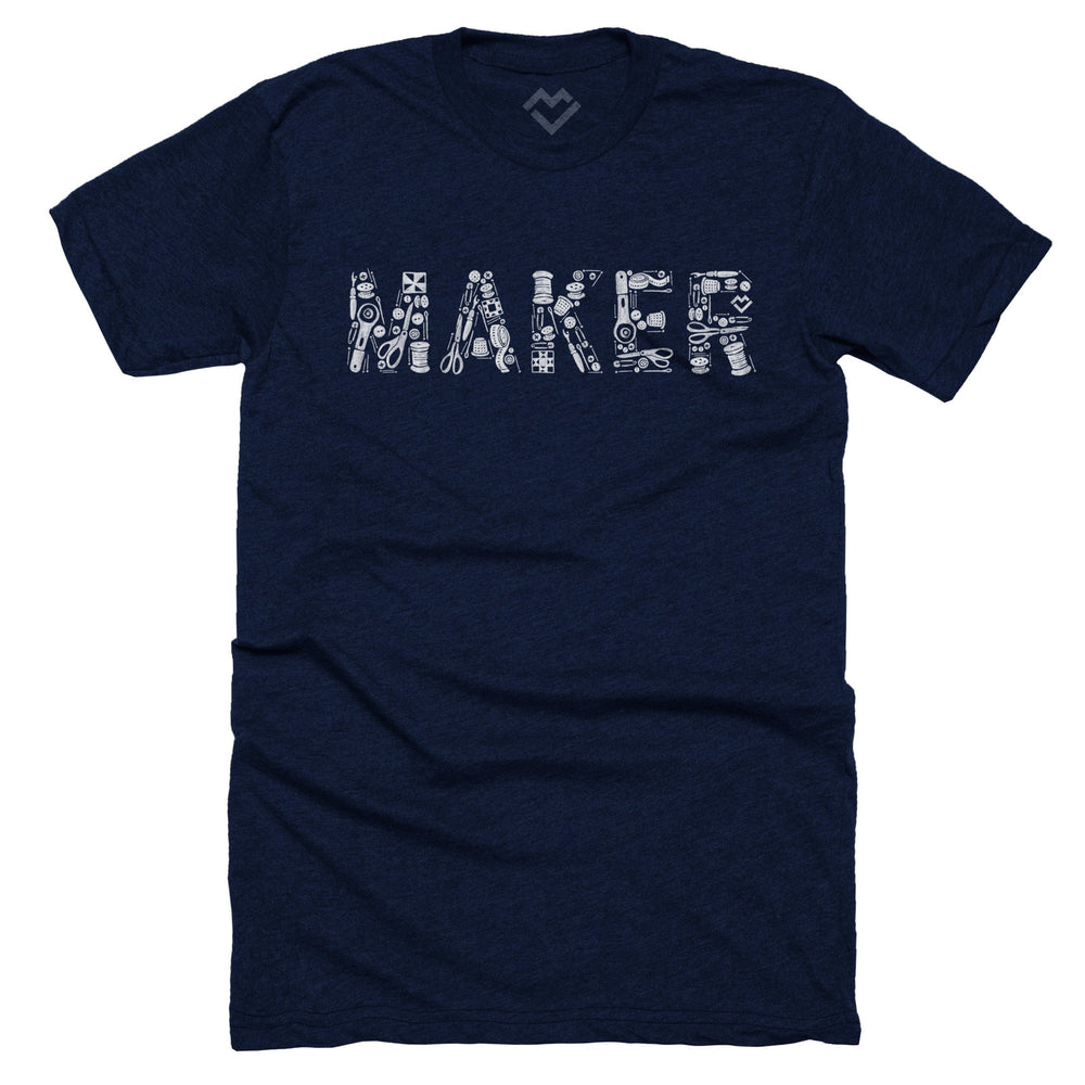 Sewing Maker T-shirt - Navy